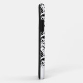 Spitze-Schwarz-weißer Damast-Muster iphone 5 Case-Mate iPhone Hülle (Hinten/Rechts)