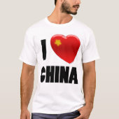 Spitze tee007 I Liebe-China T-Shirt (Vorderseite)