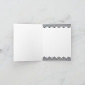 Spitze und Band danken Ihnen Karten (Innenseite)