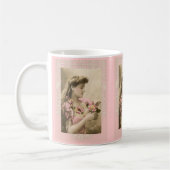 Spitze und Blumensträuße viktorianische Dame Kaffeetasse (Links)