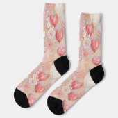 Spitze und Licht Socken (Linkes Detail)