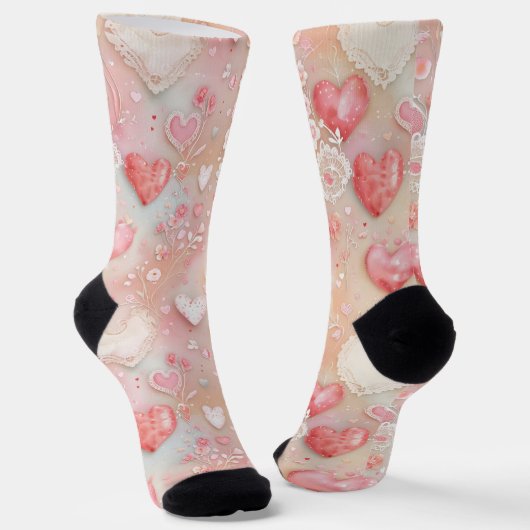 Spitze und Licht Socken (Gewinkelt)