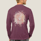 Spitze und Licht Tri-Blend Shirt (Rückseite)