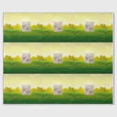 SPITZE verbindet Golf Geschenkpapier (Flach)