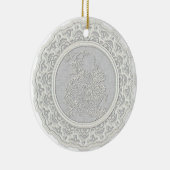 Spitze Verzierung Keramik Ornament (Rechts)