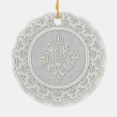 Spitze Verzierung Keramik Ornament (Hinten)