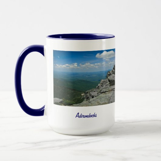 Spitze von Whiteface Berg, Adirondacks, NY Tasse (Links)