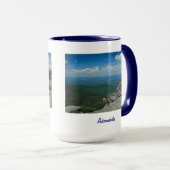 Spitze von Whiteface Berg, Adirondacks, NY Tasse (VorderseiteRechts)