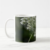 Spitze-weiße Wildblume-Tassen-Schale der Kaffeetasse (Links)