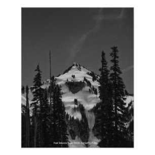 Spitze zwischen Bäumen Fotodruck