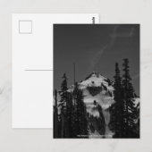 Spitze zwischen Bäumen Postkarte (Vorne/Hinten)