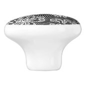 Spitzegewebemuster 1 keramikknauf (Seitenansicht)