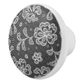 Spitzegewebemuster 1 keramikknauf (Rechts)