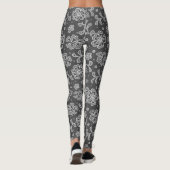 Spitzegewebemuster 1 leggings (Rückseite)