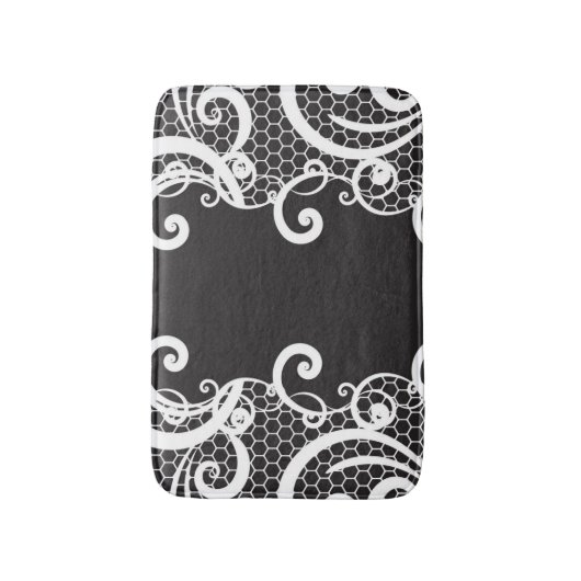 Spitzehintergrund 1 badematte (Vorderseite Vertikal)