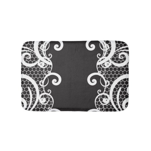 Spitzehintergrund 1 badematte (Vorderseite)