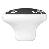 Spitzehintergrund 1 keramikknauf (Seitenansicht)