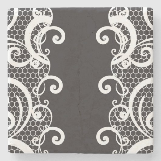 Spitzehintergrund 1 steinuntersetzer (Vorderseite)