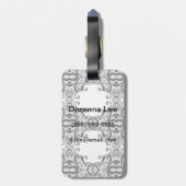 Spitzehintergrund 2 gepäckanhänger (Rückseite vertikal)