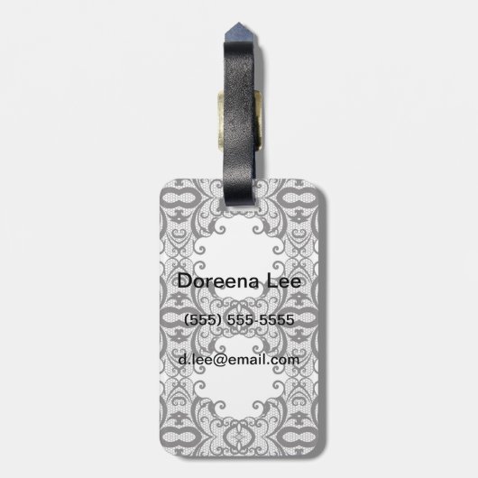 Spitzehintergrund 2 gepäckanhänger (Rückseite vertikal)