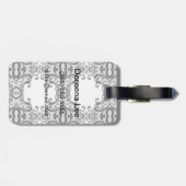 Spitzehintergrund 2 gepäckanhänger (Rückseite horizontal)