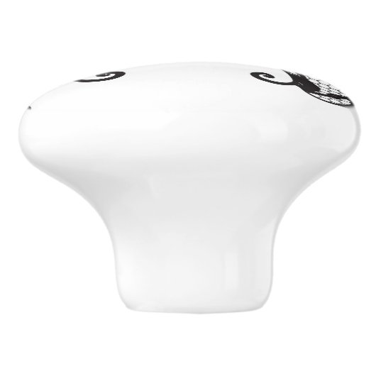 Spitzehintergrund 2 keramikknauf (Seitenansicht)