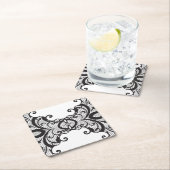 Spitzehintergrund 2 rechteckiger pappuntersetzer (Vor Ort)