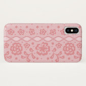 Spitzemuster, Blume Vintage 3 Case-Mate iPhone Hülle (Rückseite (Horizontal))