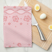 Spitzemuster, Blume Vintage 3 Handtuch (Viertel Falte)