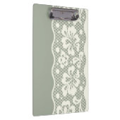 Spitzemuster, Blume Vintage 5 Klemmbrett (Rechts)