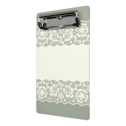 Spitzemuster, Blume Vintage 5 Mini Klemmbrett (Gewinkelt2)