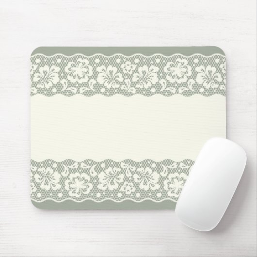 Spitzemuster, Blume Vintage 5 Mousepad (Mit Mouse)