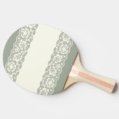 Spitzemuster, Blume Vintage 5 Tischtennis Schläger (Seitenansicht)