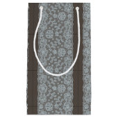 Spitzemuster, Blume Vintage 6 Kleine Geschenktüte (Vorderseite)