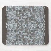 Spitzemuster, Blume Vintage 6 Mousepad (Vorne)