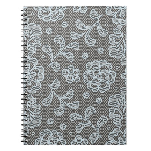 Spitzemuster, Blume Vintage 6 Notizblock (Vorderseite)