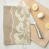 Spitzemuster, Blume Vintage 7 Handtuch (Viertel Falte)