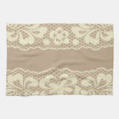 Spitzemuster, Blume Vintage 7 Handtuch (Horizontal)