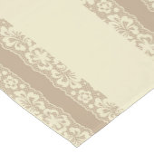 Spitzemuster, Blume Vintage 7 Kurzer Tischläufer (Ecke)