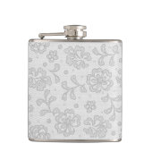 Spitzemuster, Blume Vintages 1 Flachmann (Vorderseite)