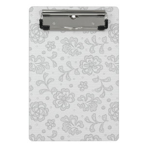 Spitzemuster, Blume Vintages 1 Mini Klemmbrett
