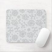 Spitzemuster, Blume Vintages 1 Mousepad (Mit Mouse)