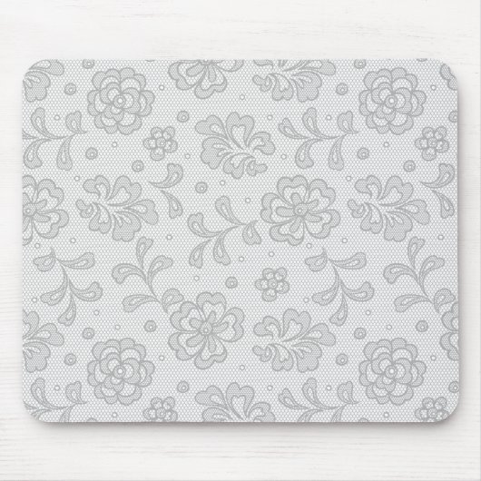 Spitzemuster, Blume Vintages 1 Mousepad (Vorne)