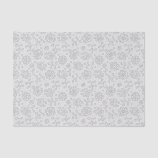 Spitzemuster, Blume Vintages 1 Seidenpapier (Vorderseite)