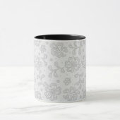 Spitzemuster, Blume Vintages 1 Tasse (Zentrum)