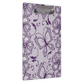 Spitzemuster mit Schmetterlingen Klemmbrett (Rechts)