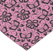 Spitzemuster mit Schmetterlingen Kurzer Tischläufer (Ecke)