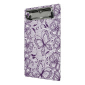 Spitzemuster mit Schmetterlingen Mini Klemmbrett (Gewinkelt2)