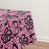 Spitzemuster mit Schmetterlingen Tischdecke (Beispiel)