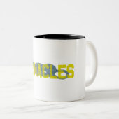 Spitzen Abbildung 8 Klettern Zweifarbige Tasse (VorderseiteRechts)